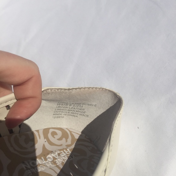 Bone White Wedge Heels - Picture 3 of 4